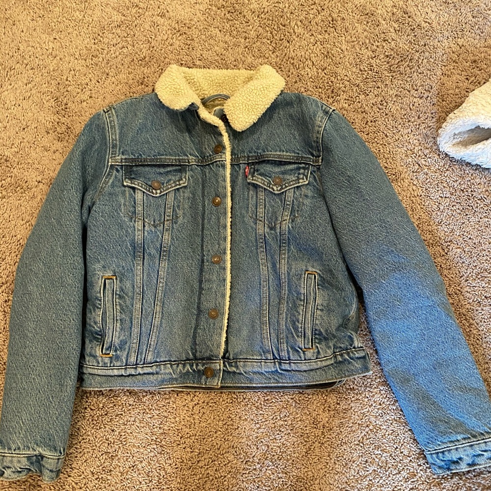 Sherpa Levi’s Denim Jacket S-XS Women’s XXS Men’s
